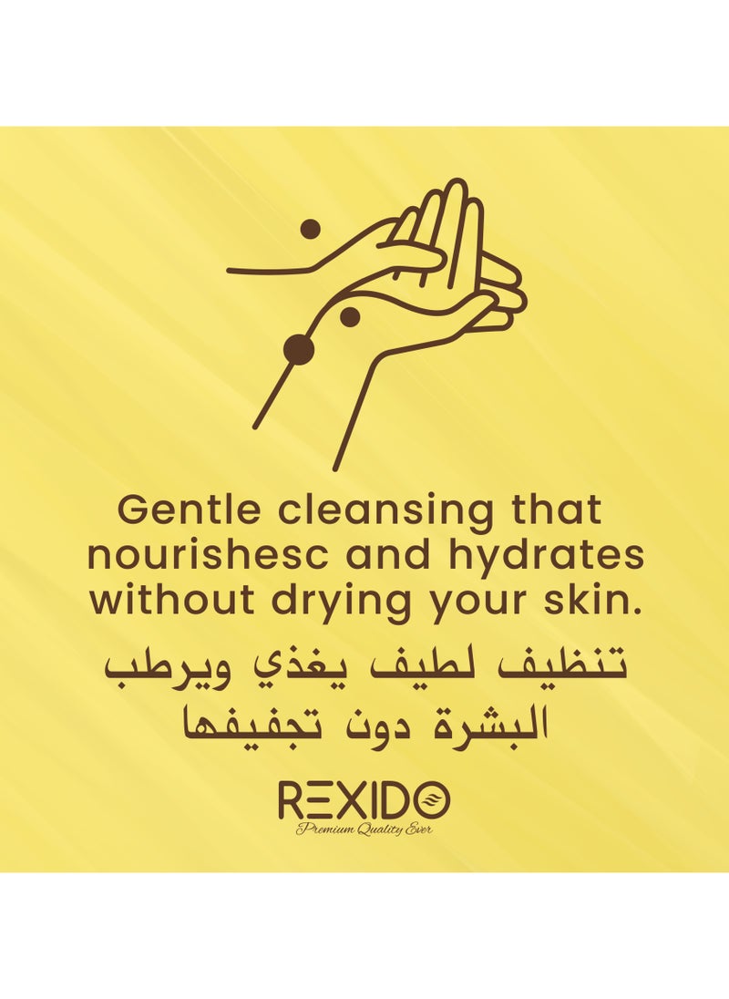 REXIDO - Premium Antibacterial Hand Wash Liquid, Classic Lemon, 5 Liter, Strong Germ Protection WithBio Active Skin Care, Cleansing & Nourishing, for Firmer, Younger-Looking Skin - Image 1