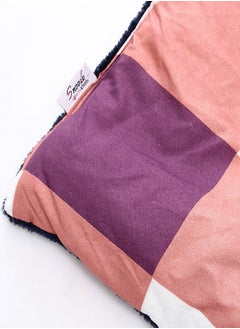 snooze Double Face Winter Fur Quilt, Caro Blue, 220*235cm  - Image 4