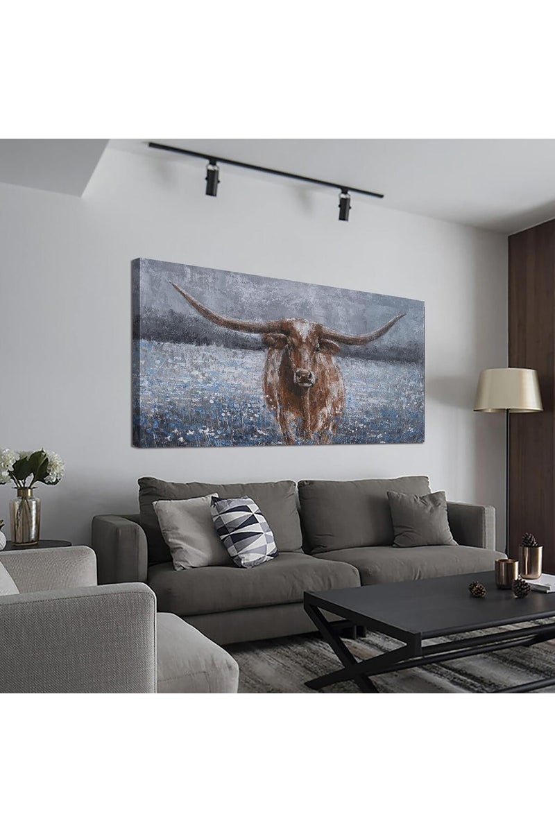 Vintage-Style Minimalist Canvas Artwork 60x120cm – Personalized Wrap Framed Decor