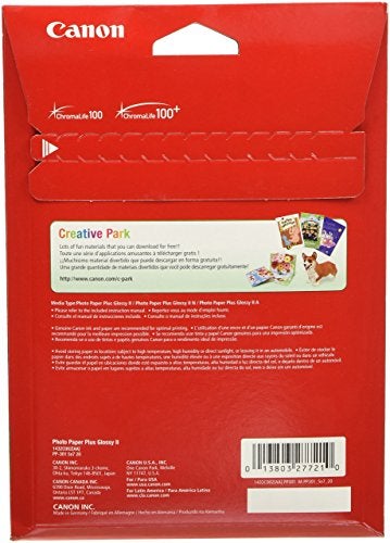 Canonink 1432C002 Photo Paper Plus Glossy Ii 5"" X 7"" 20 Sheets - Image 2