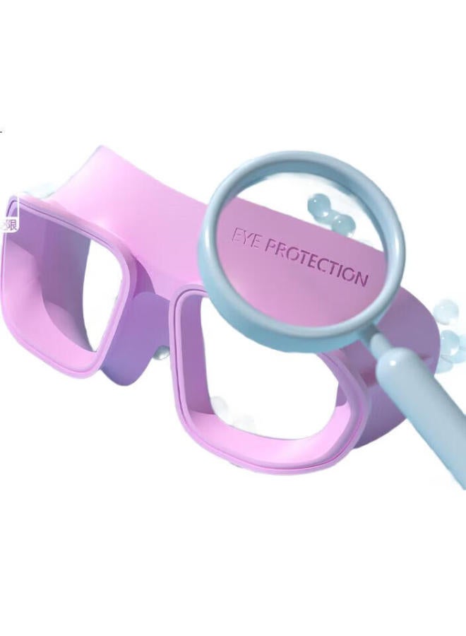 Watertime Kids Swimming Goggles 6-12 Years Old Large Frame Professional Anti-Fog Swimming Goggles 10-15 Years Old Swimming Goggles Sand Purple - Image 2