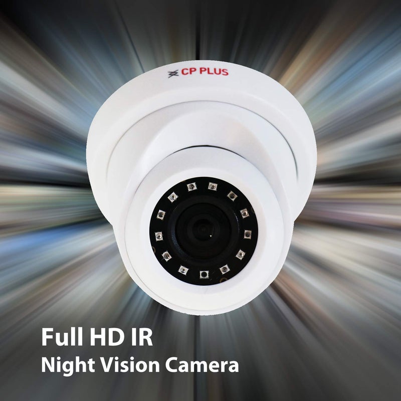 CP PLUS 2.4MP Full HD IR Dome Night Vision Camera, 3.6mm- 1080p CP-VAC-D24L2-V3 - Image 4