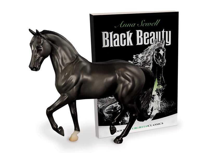 Breyer Classics Black Beauty Horse and Book Set (1:12 Scale), 8 years and up - Image 1