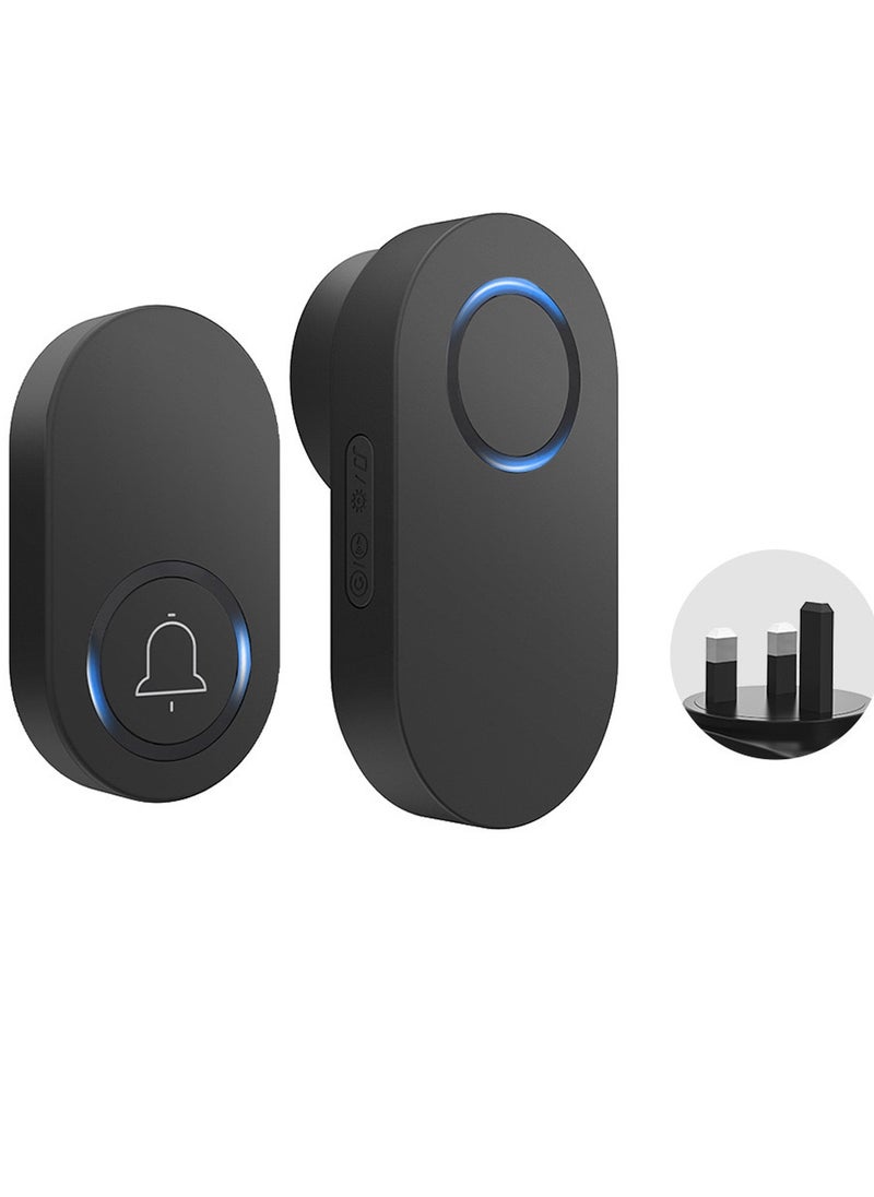 Mordely Wireless Doorbell for Home - Battery Operated, 1000 Feet, Wireless Door Bell w/LED Flash, 1 push button + 1 receiver  - Image 1
