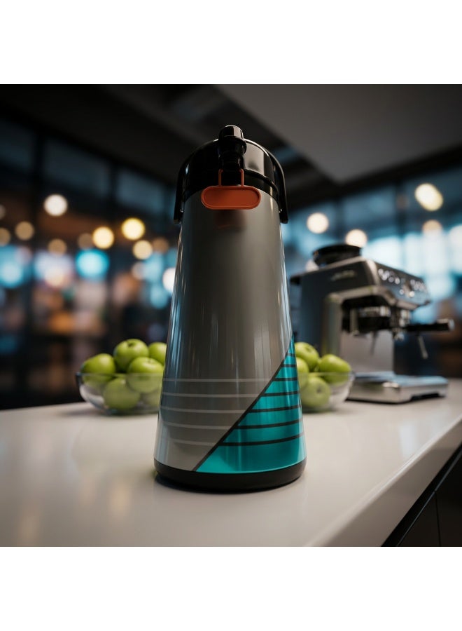 Lavin vaccum flask 3L/Airpot Glass inner Thermos/Long heat retention/Hot&Cold/HB - Image 1