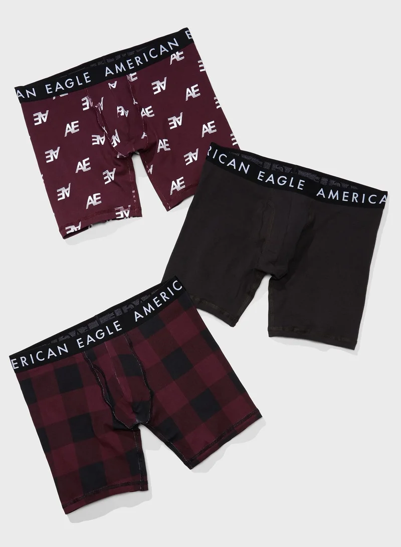 American Eagle 3 Pack Assorted Trunks