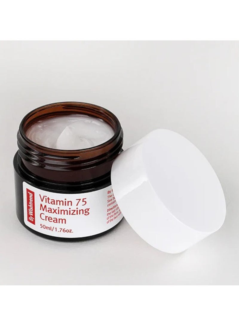 By Wishtrend Vitamin C Vitamin 75 Maximizing Cream Smooth Skin 50g - Image 3