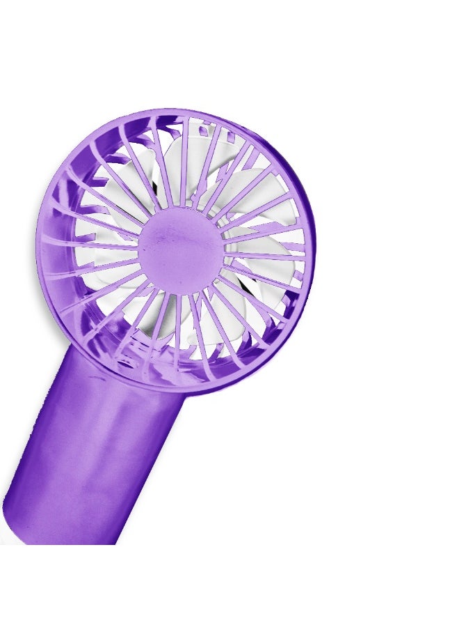 Generic - Mini Handheld Spray Fan, cute decorative design, small size and easy to carry in hand or put in bag, equipped with USB rechargeable battery, 3 speed on/off switch, also has a small space under the fan to fill water to enhance cooling, nice gift for kids. - Image 1