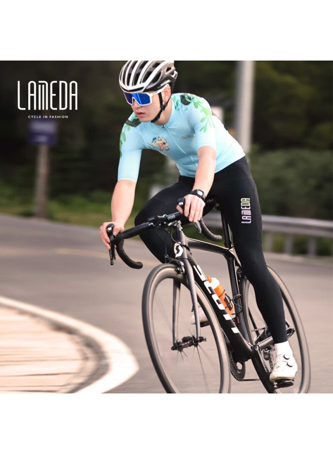 Lampada Lanpada Men's Cycling Pants Long Pants Spring And Autumn Mountain Road Bike Sunrise Long Pants Black 3XL - Image 1