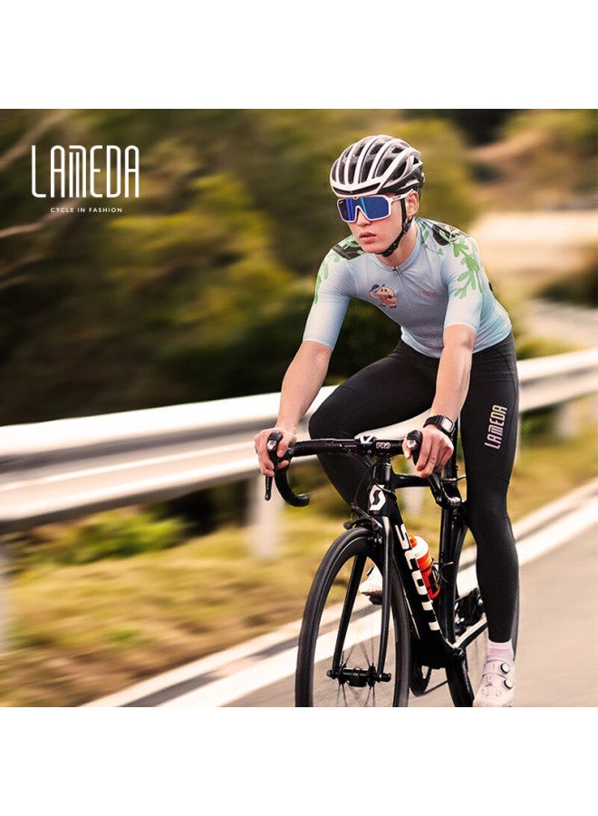 Lampada Lanpada Men's Cycling Pants Long Pants Spring And Autumn Mountain Road Bike Sunrise Long Pants Black 3XL - Image 2
