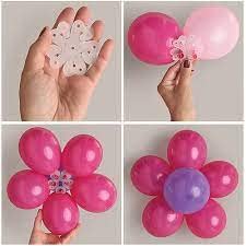 3A FEATURETAIL 3A Featuretail 3Inch X 3Inch Reusable Flower Shape Balloon Clips Holder for Birthday Decoration, Wedding Event Decorations, Balloon Decoration Supplies (White Balloon Flower Clips, 50pc) - Image 3