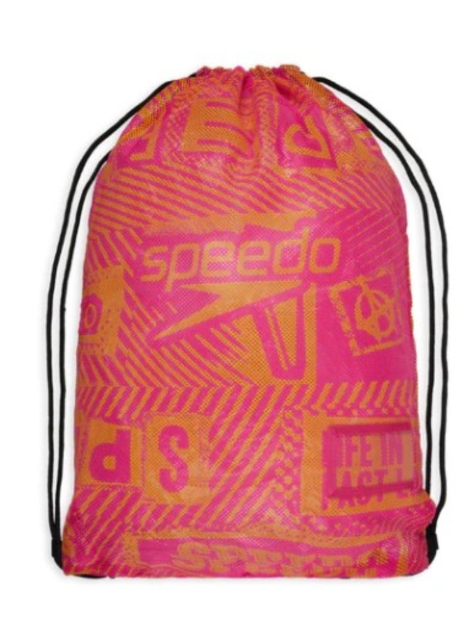 speedo Printed Mesh Bag    Size: 1SIZE  - Image 1