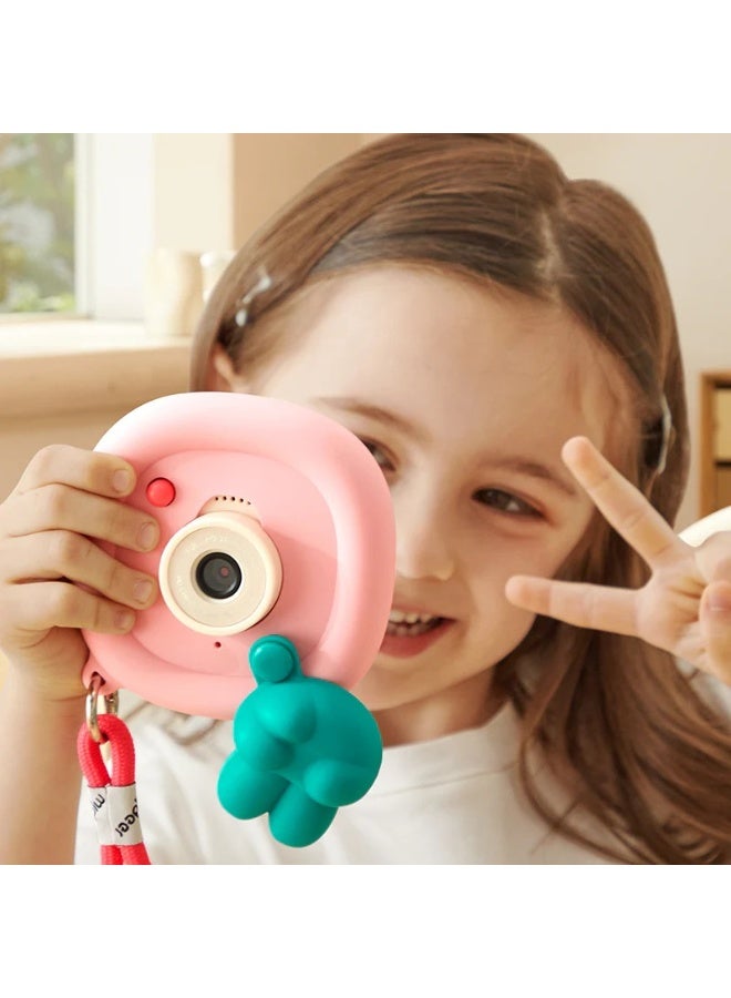 MiDeer Say Cheese Kids Camera for Children – Digital Toy Camera with 32GB Memory Card, Silicone Protective Case, Wrist Strap & USB Cable, Fun Educational Photography Toy for Kids Age 3+ (Blue & Orange) - Image 3