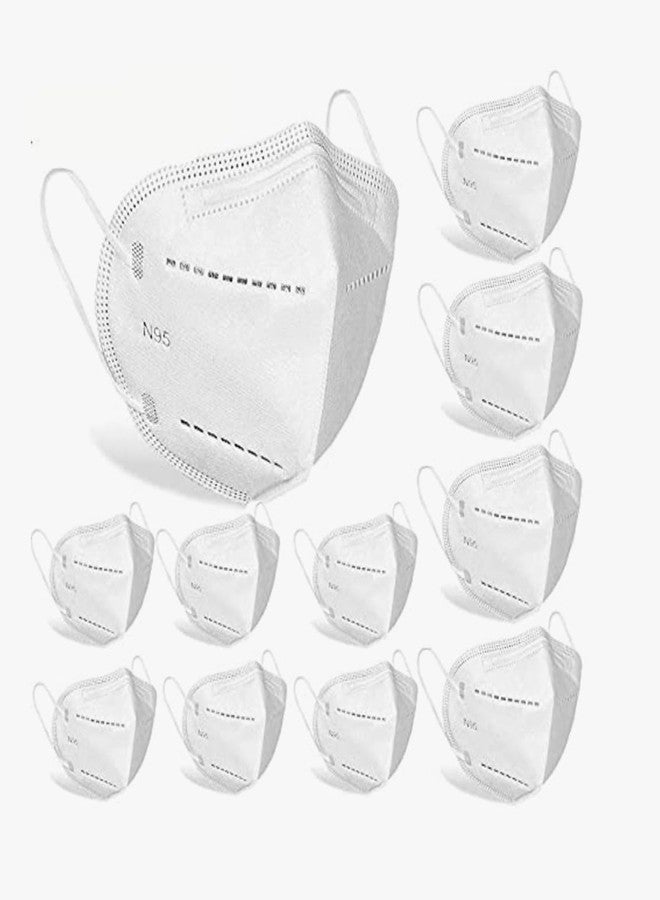 Filixtrue Cotton (Pack Of 10) Premium N95 Mask For Men And Women With Mask Adjuster - Washable - Reusable - Pollution - Protection - Advanced Filtration - Image 2