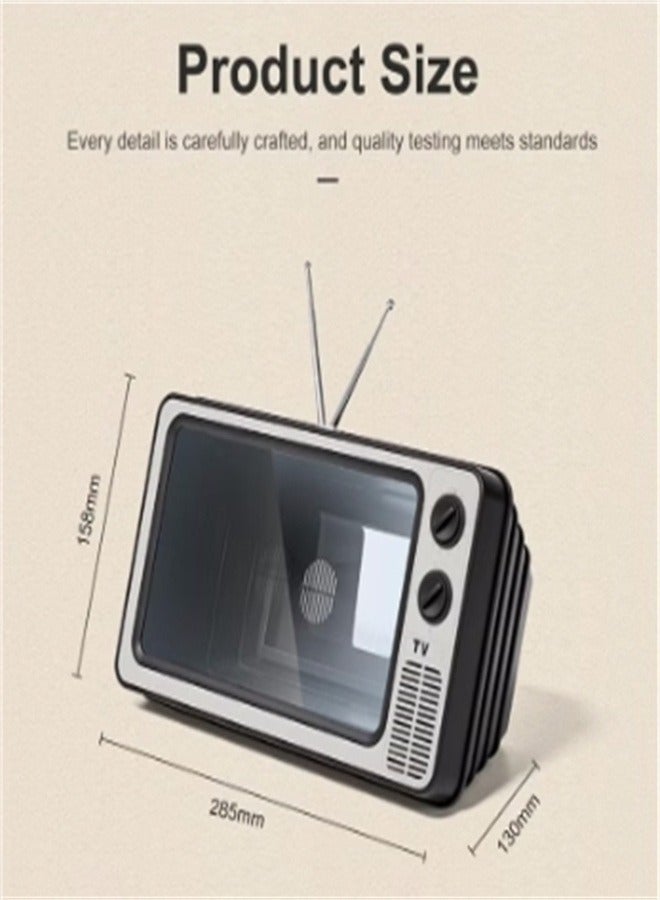 Phone Screen Magnifier 12" Retro Tv Amplifier for Cell Phone 3D HD Mobile Magnifying Enlarger Comfortable Viewing  Movies Videos Games Fit All Smartphones - Image 2