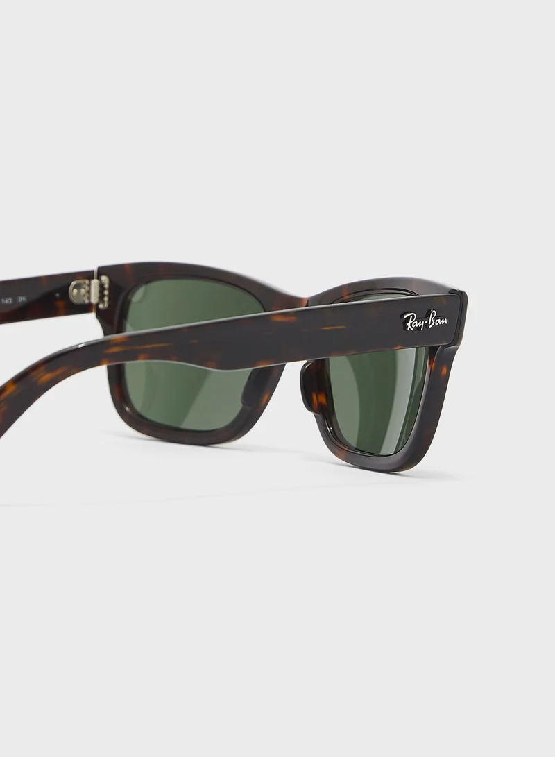 Ray-Ban 0Rb2283 Mr Burbank Rectangle Sunglasses