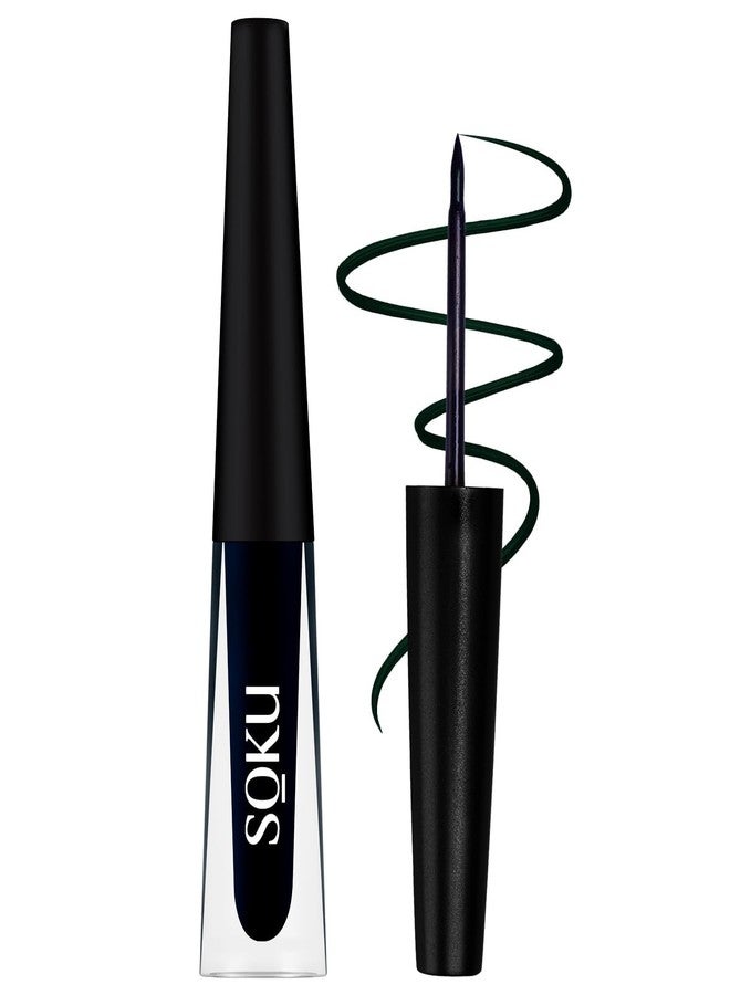 SOKU Eye Play Kajal & Eye Can See Eyeliner Combo | Intense Black | Smudge-Proof & Waterproof | Enriched with Castor Oil & Vitamin A | Long-Lasting & Smooth Glide Formula for Bold Eyes - Image 2