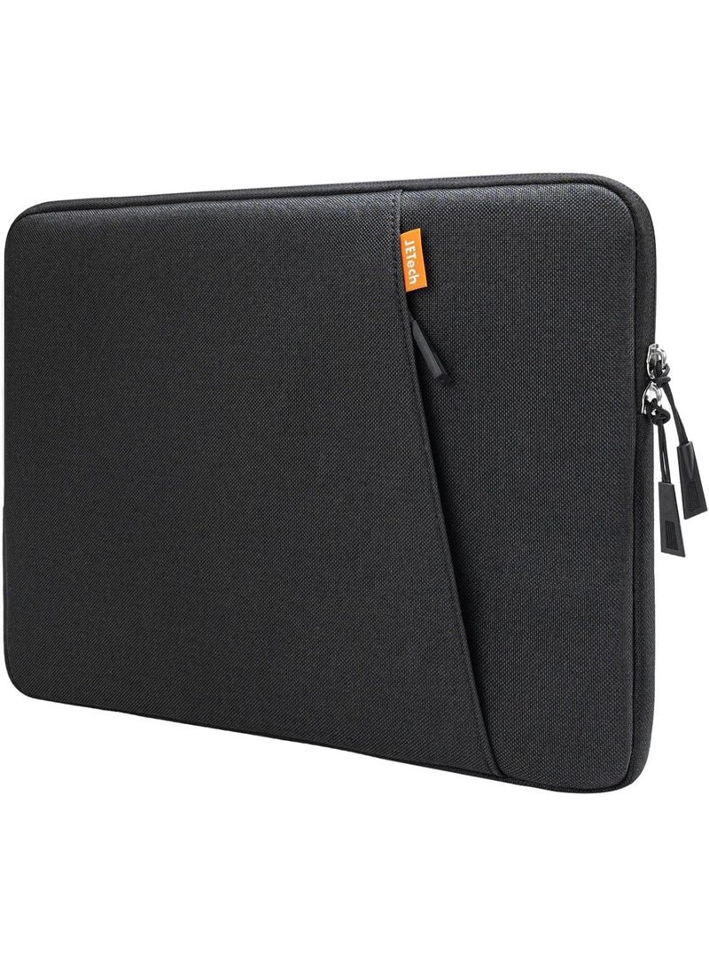 JETech Laptop Sleeve for 13-14Inch MacBook Neo (A18 Pro), MacBook Air/Pro (M1-M5) 2020-2026, 13-13.6 Inch Notebook, Waterproof Shock Resistant Bag Case with Accessory Pocket (Black) - Image 1