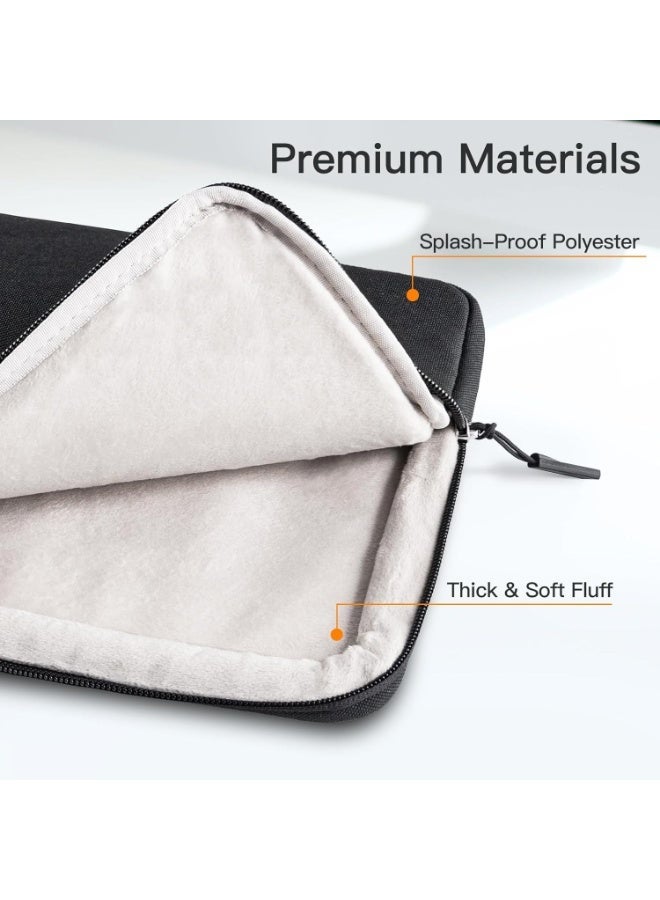 JETech Laptop Sleeve for 13-14Inch MacBook Neo (A18 Pro), MacBook Air/Pro (M1-M5) 2020-2026, 13-13.6 Inch Notebook, Waterproof Shock Resistant Bag Case with Accessory Pocket (Black) - Image 3