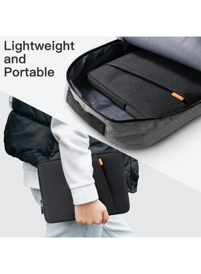 JETech Laptop Sleeve for 13-14Inch MacBook Neo (A18 Pro), MacBook Air/Pro (M1-M5) 2020-2026, 13-13.6 Inch Notebook, Waterproof Shock Resistant Bag Case with Accessory Pocket (Black) - Image 4