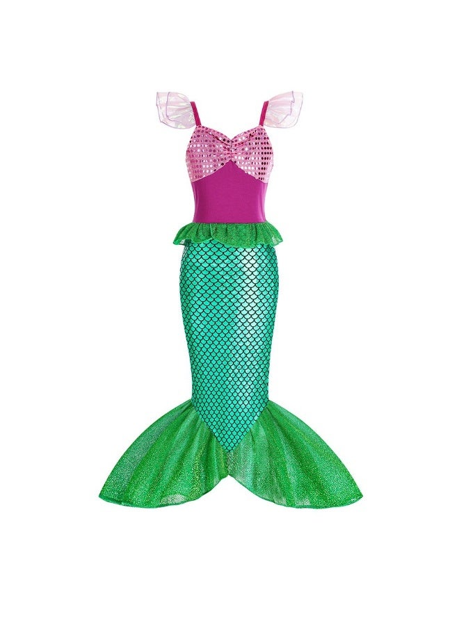NIBEMINENT There are various Halloween costumes, children's mermaid dresses, Christmas girl princess dresses, children's performance costumes and stage costumes - Image 1