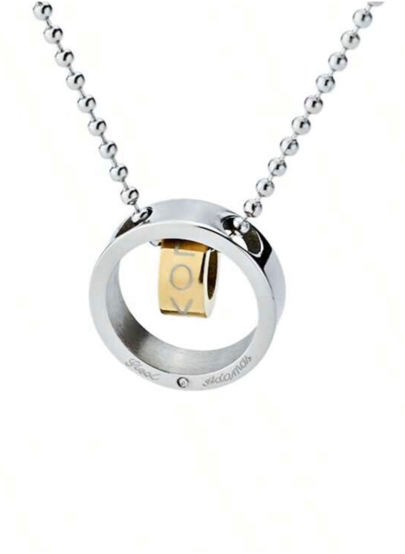 Luxury Concept - High Quality Silver Stainless Steel Necklace For Men Size 62 cm - Image 1
