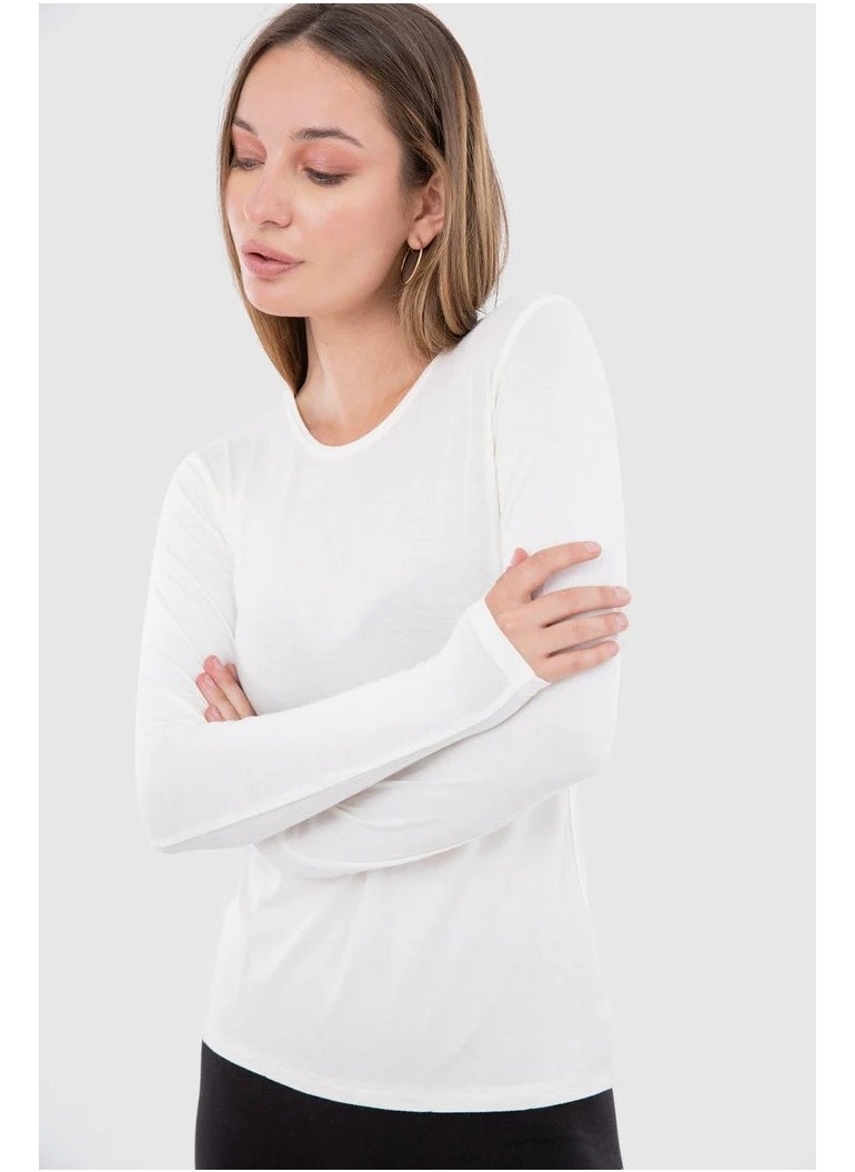 Mesery - Mesery Mesery - Women Full Sleeves-white - Image 1