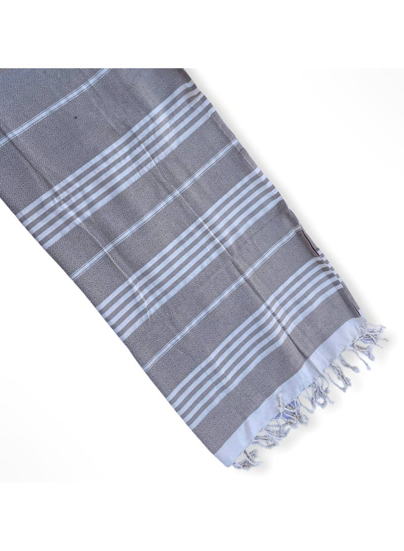 Mediterranean Essence Beach Towel Beige  - Image 1