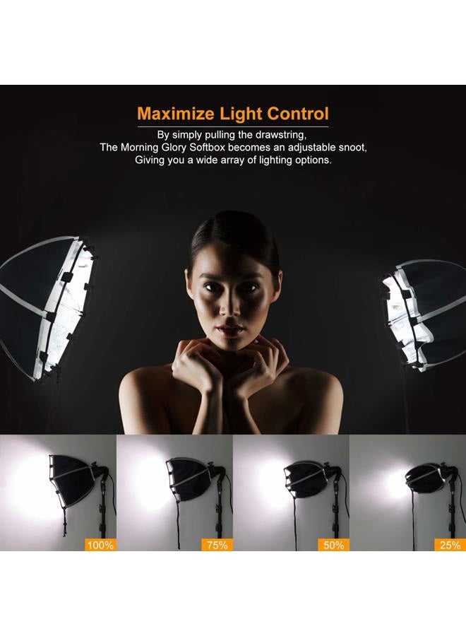 Linco طقم إضاءة استوديو التصوير من لينكوستوري مع ذراع للإضاءة المستمرة للفيديو، مجموعة أضواء صندوق الظل مع مصابيح النهار 2400 لومن AM261 - Image 3