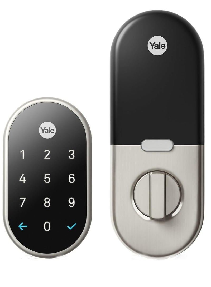 Nest Google Nest Yale Lock - Satin Nickel - Image 1