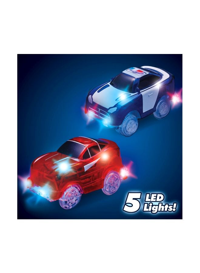 Ontel Magic Tracks Mega Set - 2 LED Race Cars and 18 ft. of Flexible, Bendable Glow in The Dark Racetrack - As Seen on TV - Image 2