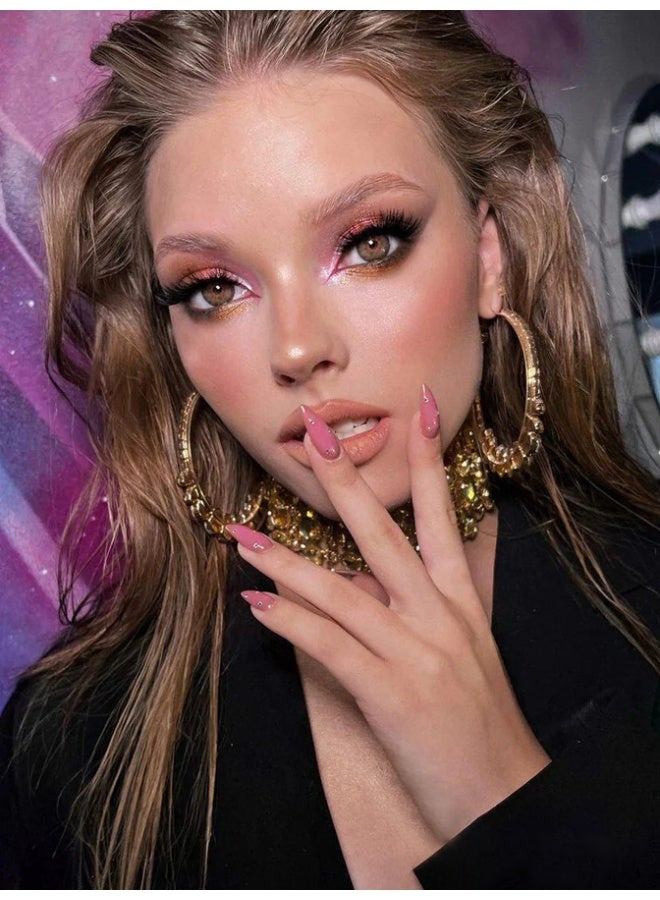 يواي عدسات بنية اللون عدسات لاصقة ملونة سنوية، عدسات لاصقة تجميلية للجنسين، عدسات طبيعية عصرية، عدسات لاصقة ناعمة تحتوي على 42٪ من الماء - Image 5