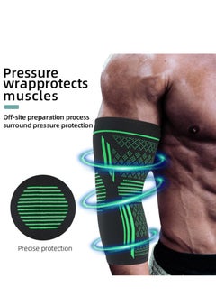 Vparty Elbow Compression Sleeve(1 Pair), Braces for Tendonitis and Tennis Elbow, Arm Supports golfer elbow support, tennis elbow relief for women & men, for weightlifting  - Image 2