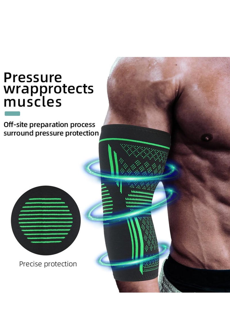 Vparty Elbow Compression Sleeve(1 Pair), Braces for Tendonitis and Tennis Elbow, Arm Supports golfer elbow support, tennis elbow relief for women & men, for weightlifting  - Image 2