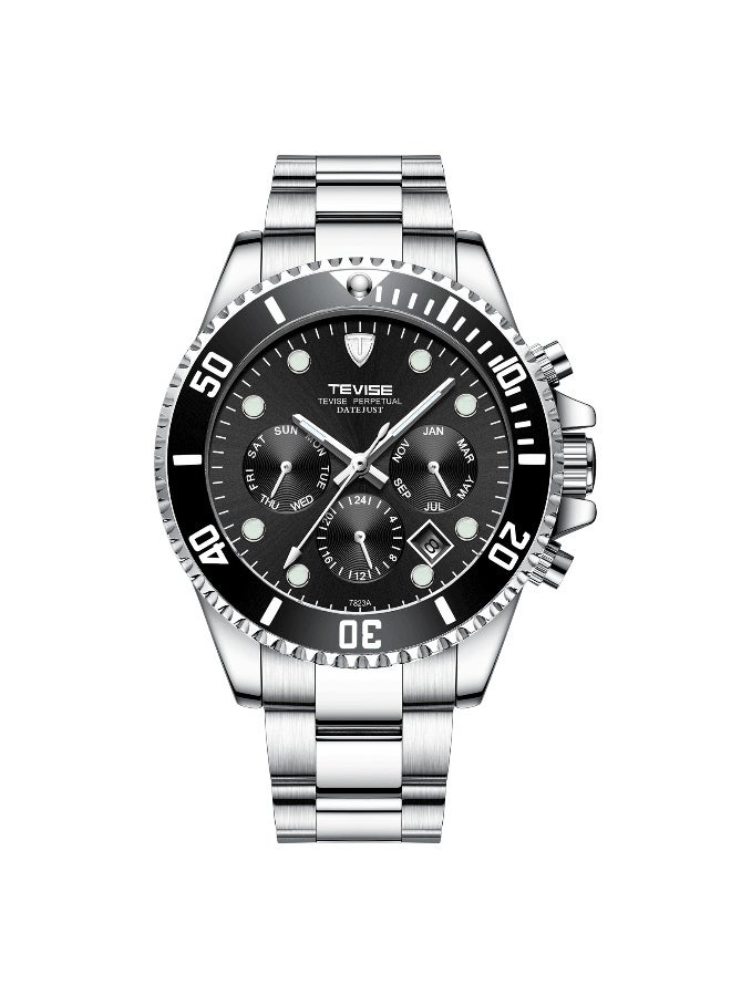 Tevise men Stainless Steel Chronograph Watch T823A - Image 1