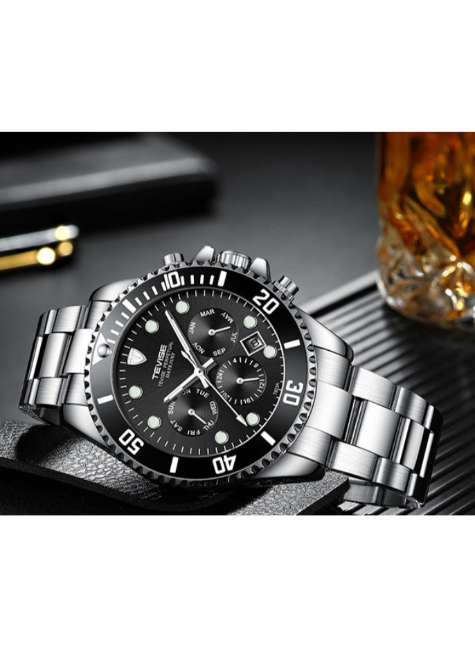 Tevise men Stainless Steel Chronograph Watch T823A - Image 2