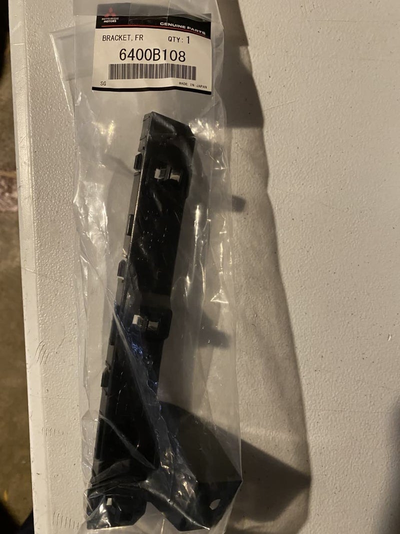 Mitsubishi Genuine Mitsubishi OE RIGHT Passenger Side FRONT BUMPER BRACKET 6400B108 Fits ALL Evo Evolution X 10