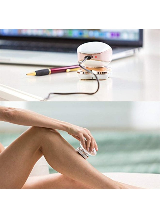 Painless Electric Women's Hair Remover, for Legs, Face, Lips, Bikini Area, Electric Razor, Rechargeable Hair Trimmer - Image 3