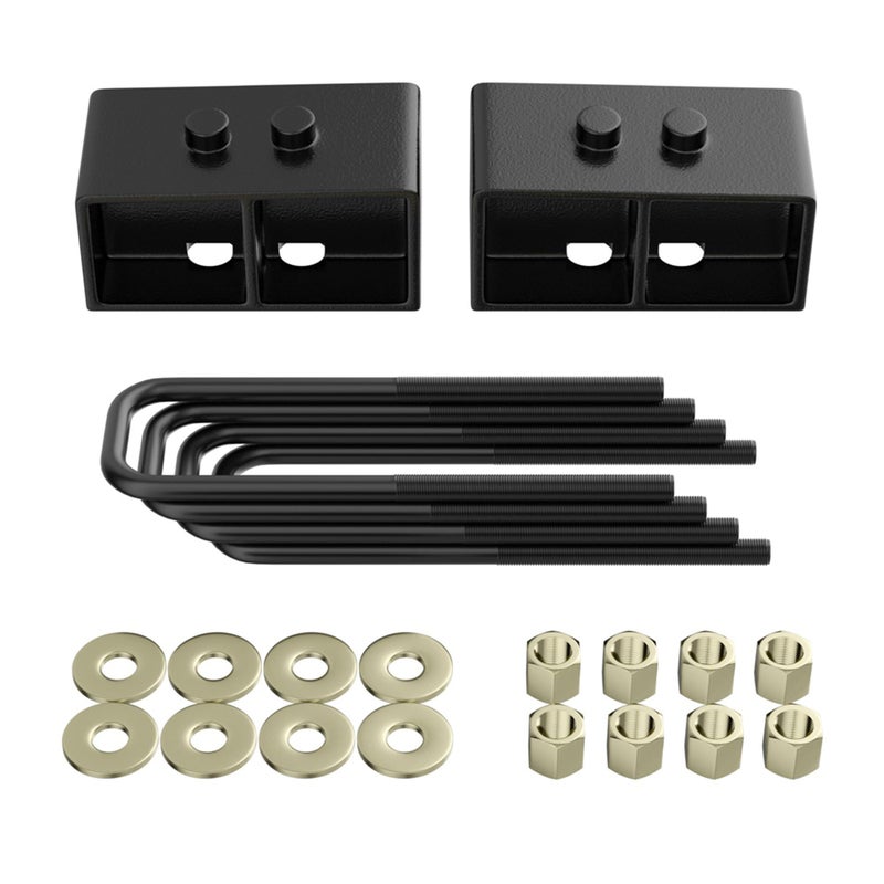 FLYCLE 3" Rear Leveling Lift Blocks for f150, 3 Inch Rear Leveling Lift Kit Compatible with 2004-2020 F150 2WD 4WD - Image 1