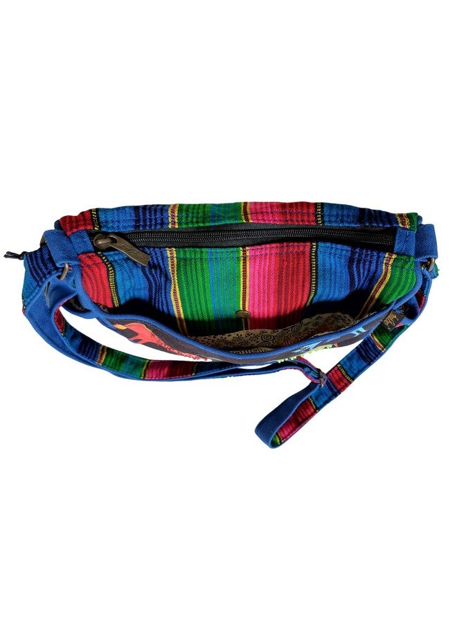 Zeckos Laurel Burch Dancing Horses Crossbody Bag (Multi) - Image 4