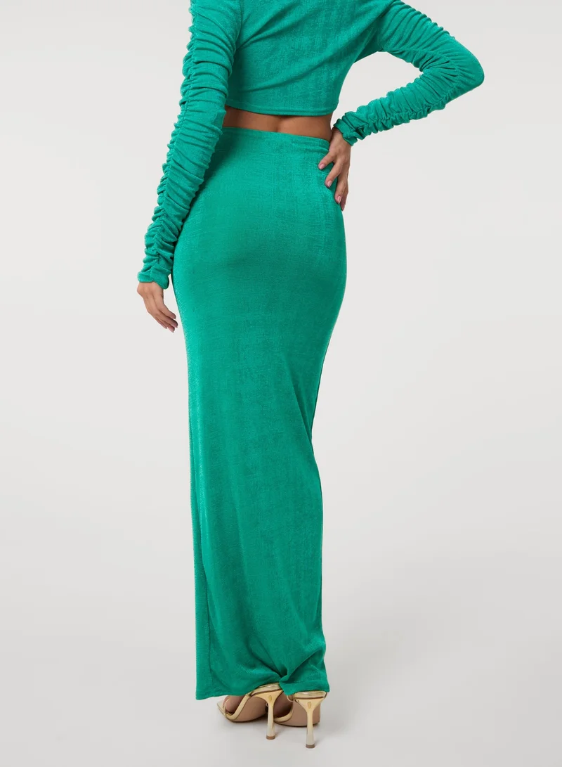 بينك فانيلا Shimmer Maxi Skirt