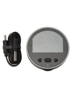 Round Electronic Ruler Distance Meter Electronic Tape Measure with LCD Display Digital Ruler USB Rechargeable Small Smart Long Distance Rolling Measuring Tool