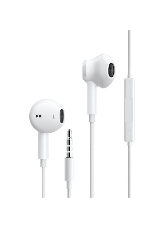 For IPhone 6x 7 8 11 12 Android Huawei Typec Wired Wire Control Headset Apple Flat Head-Color:P54(3.5 Round Head Connector)  - Image 1