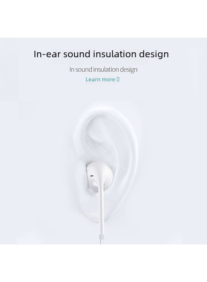For IPhone 6x 7 8 11 12 Android Huawei Typec Wired Wire Control Headset Apple Flat Head-Color:P54(3.5 Round Head Connector)  - Image 4