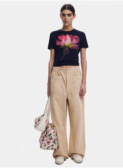 DESIGUAL Large flower T-shirt  - Image 2