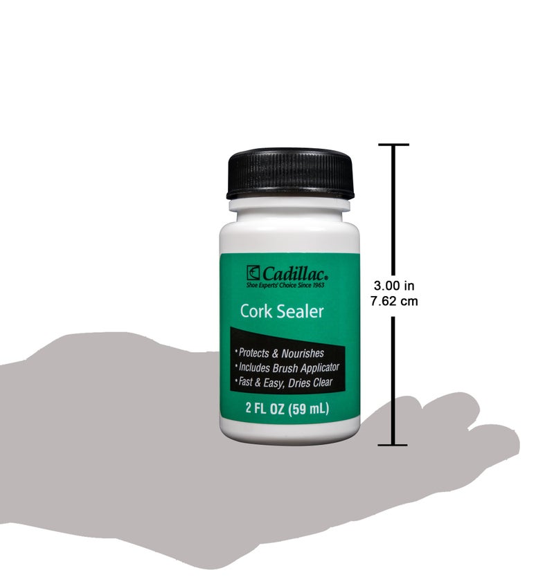 Cadillac Cork Sealer 2 oz - Renew, Waterproof & Protect Cork Sandals & Fishing Rods From Drying Cracking & Flaking - Image 4