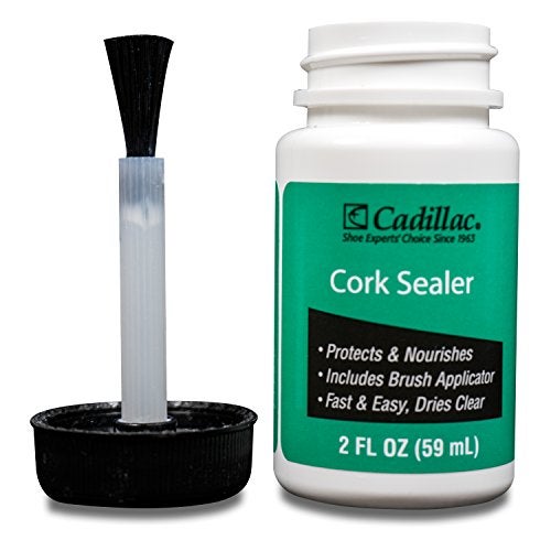 Cadillac Cork Sealer 2 oz - Renew, Waterproof & Protect Cork Sandals & Fishing Rods From Drying Cracking & Flaking - Image 2