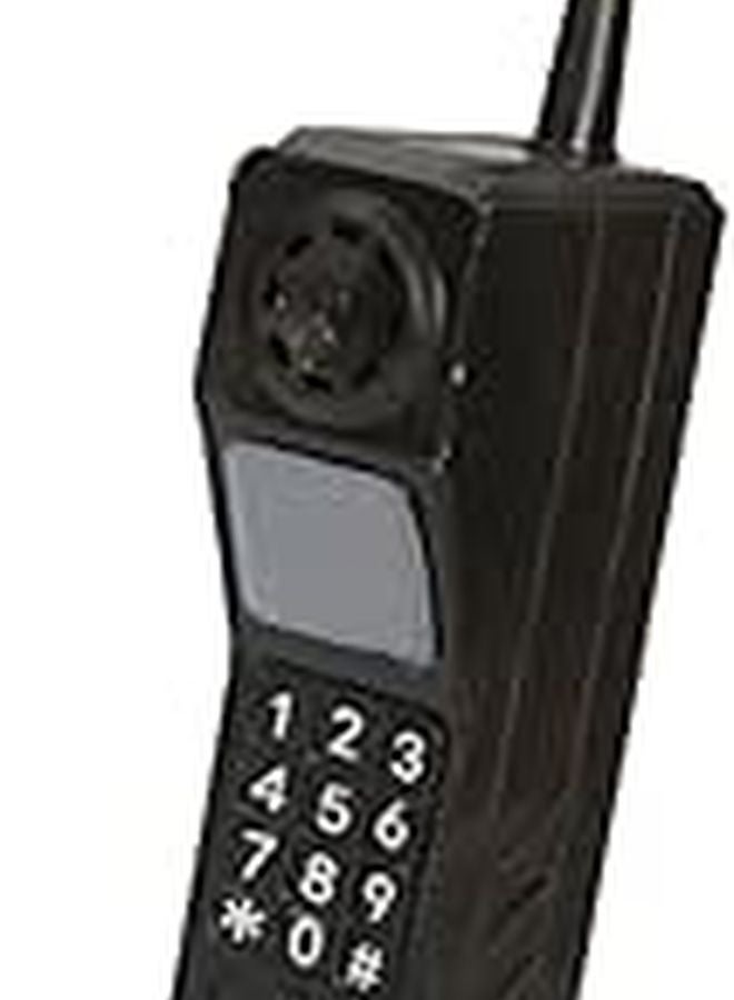 Vintage Retro Iron Telephone Model Home Decor Phone Ornament - Image 1