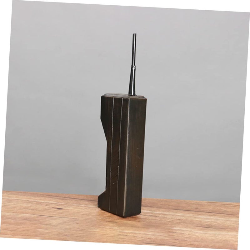 Vintage Retro Iron Telephone Model Home Decor Phone Ornament - Image 4