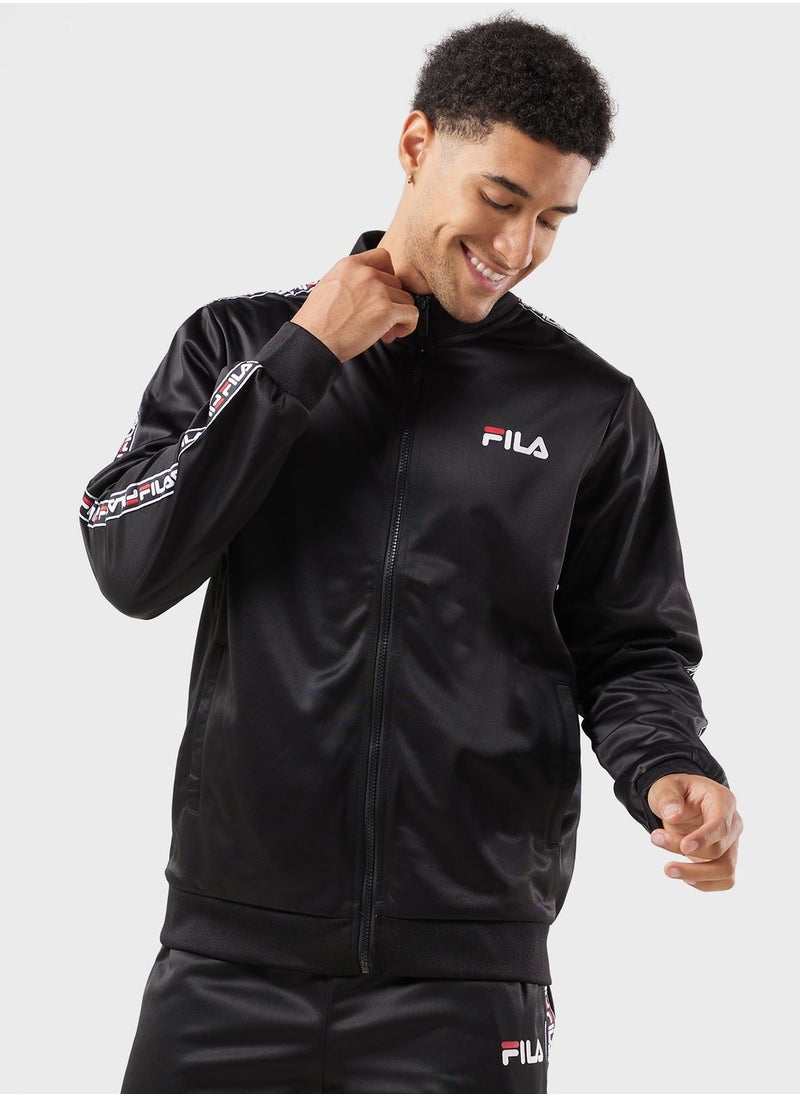 FILA - Zaphy Logo Tracksuit Sand pants - Image 1